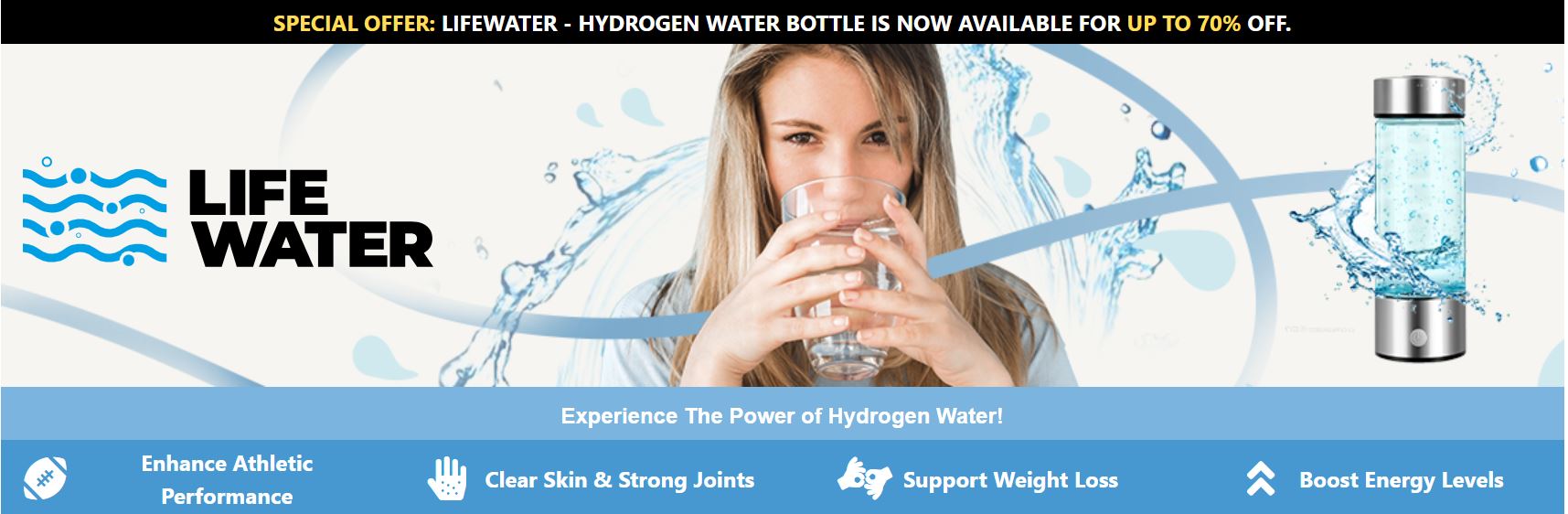 LifeWater Hydrogen Bottle