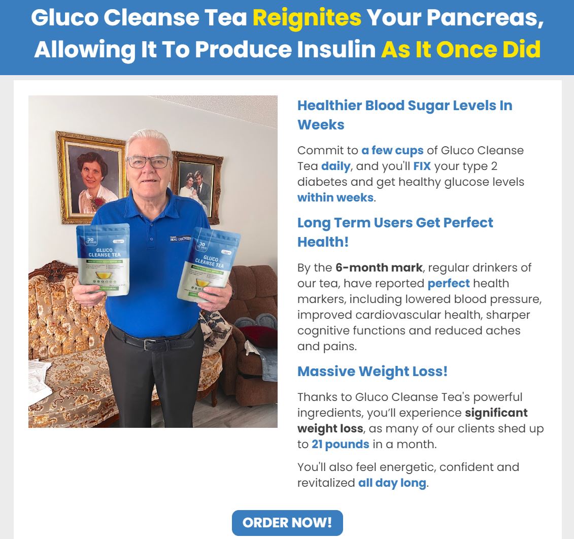 GLUCO CLEANSE TEA