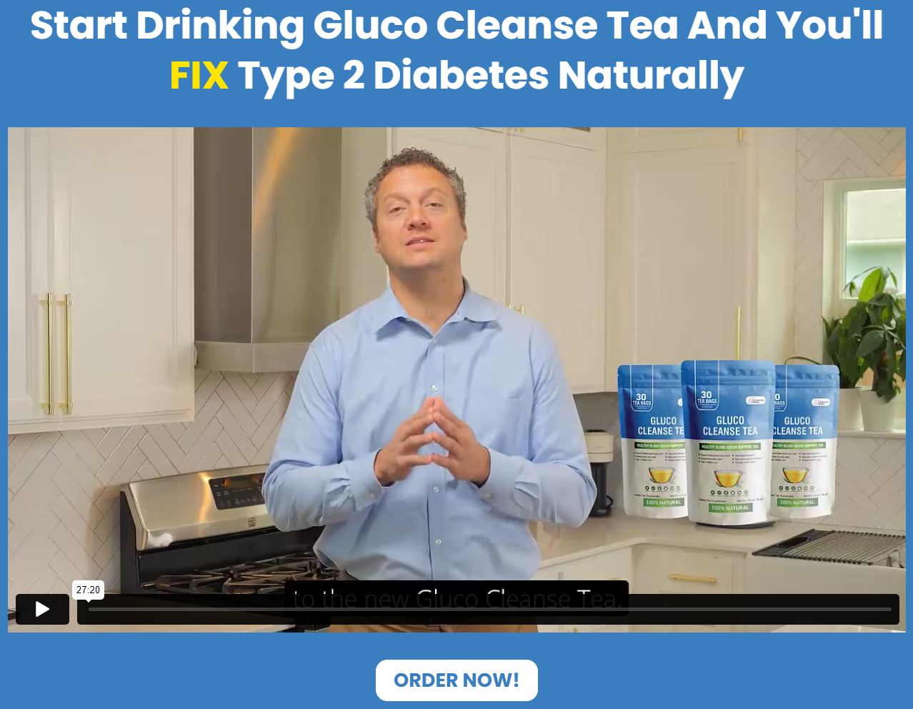 GLUCO CLEANSE TEA