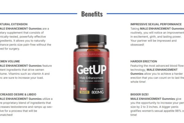 GetUp Male Enhancement Gummies