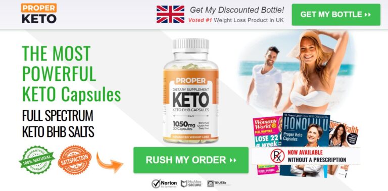 Proper Keto Capsules United Kingdom