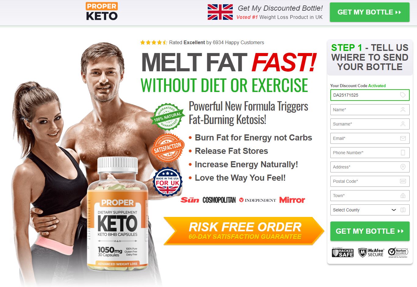 Proper Keto Capsules United Kingdom