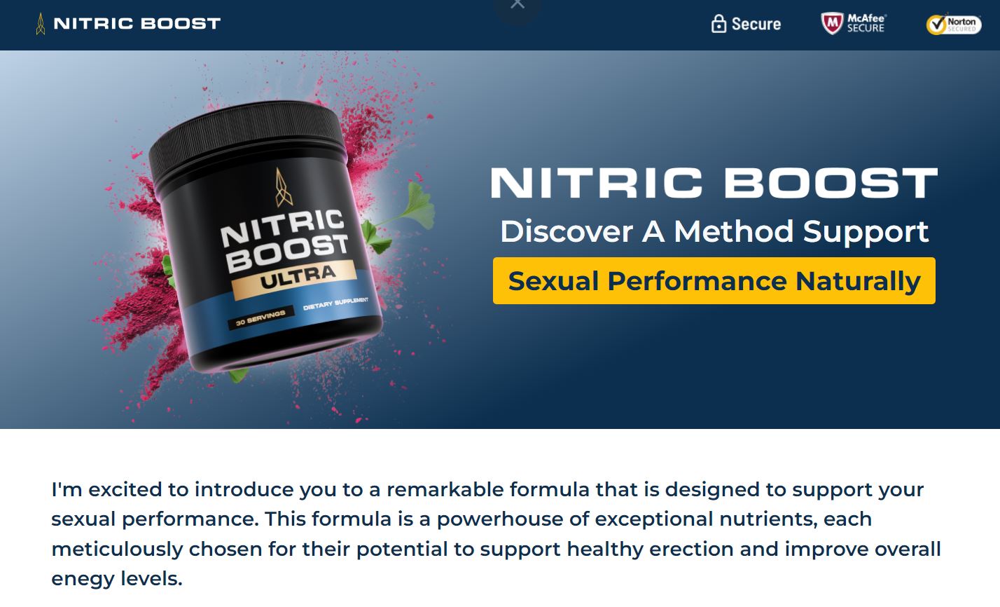 Nitric Boost Ultra