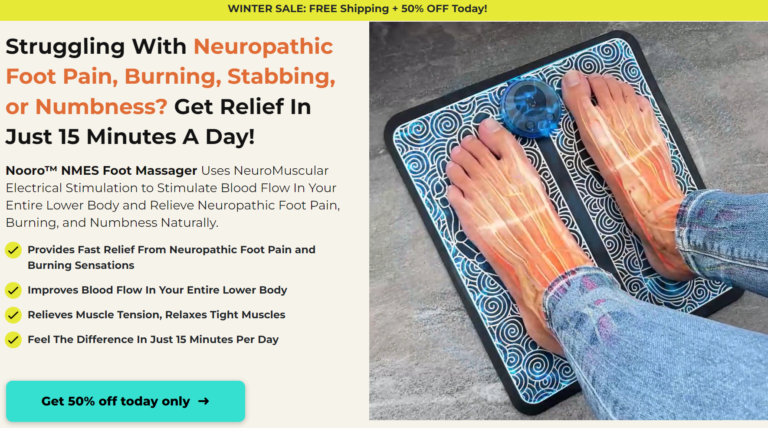 Ryoku EMS Foot Massager Australia Portable Foot Massager Relaxation Therapy Relax Muscles And Improve Blood Circulation!