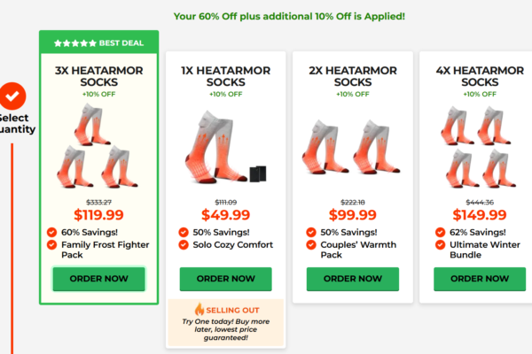 HeatArmor Heated Socks