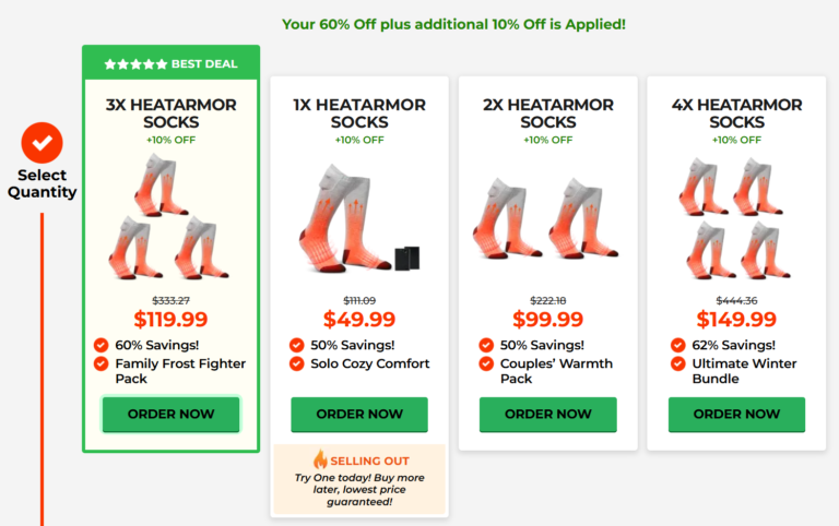 HeatArmor Heated Socks Breathable Fabric, And Advanced Temperature Control, Perfect For Outdoor Adventures, Winter Sports, or Everyday Wear!