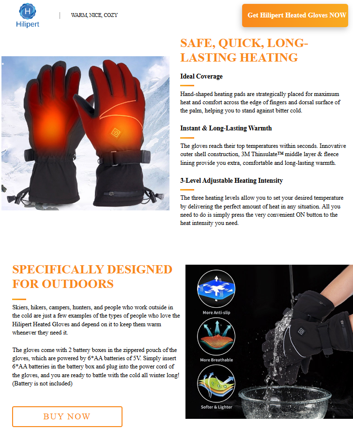 Hilipert Heated Gloves