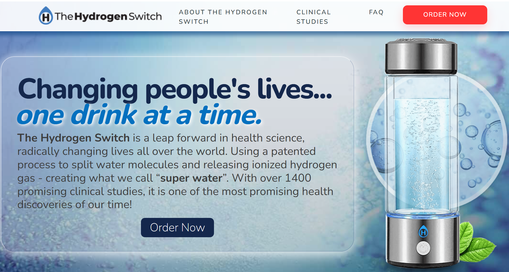 Hydrogen Switch Bottle