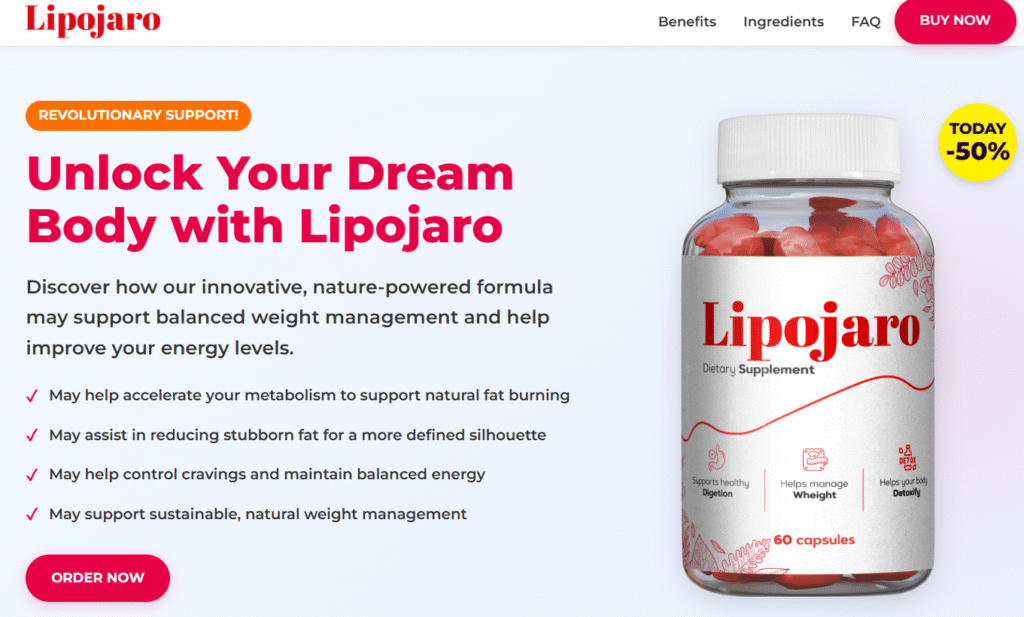 Lipojaro Weight Loss Gummies Natural Ingredient And Natural Weight Loss Supplement!