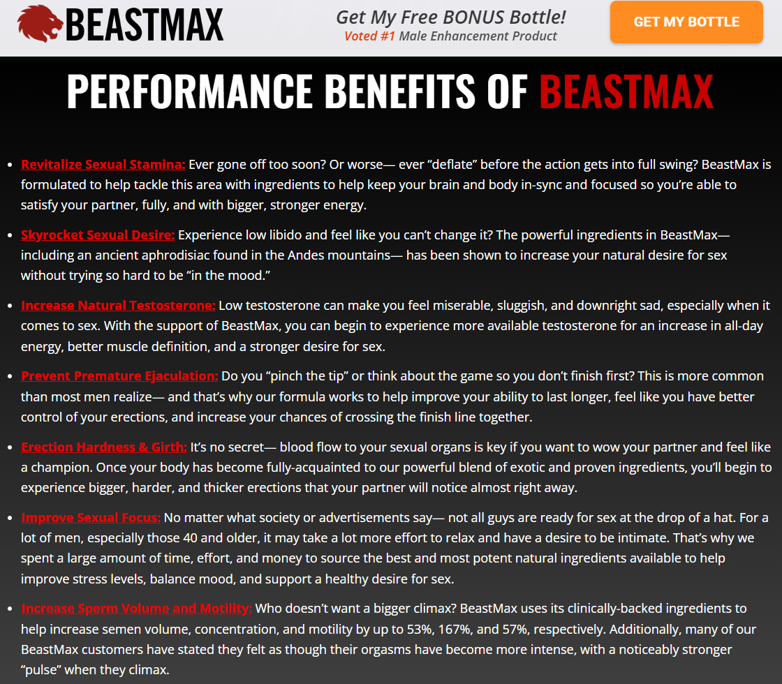 BeastMax Male Enhancement