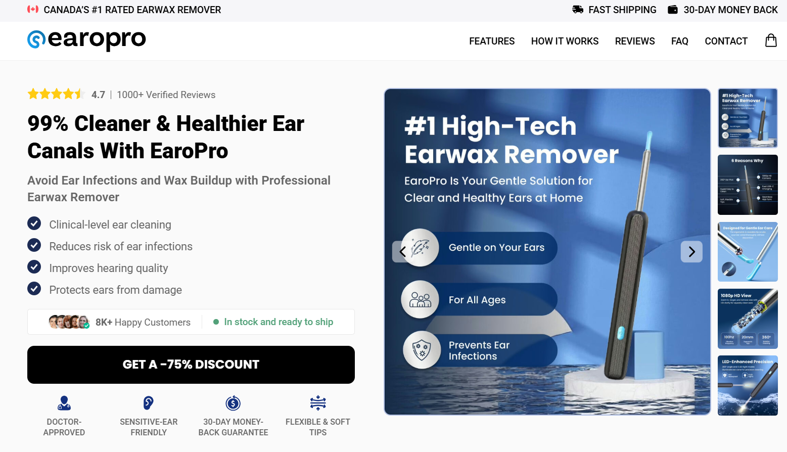 EaroPro Earwax Remover Canada