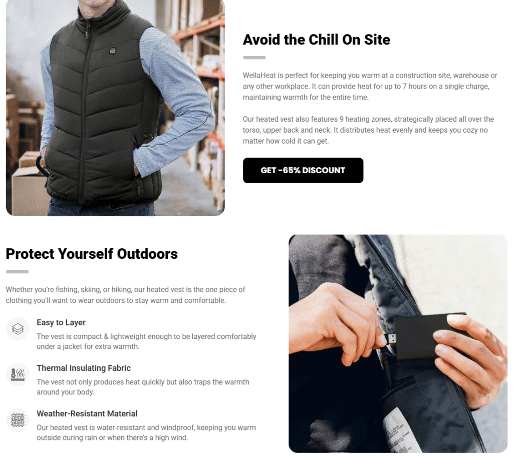 WellaHeat Heated Vest