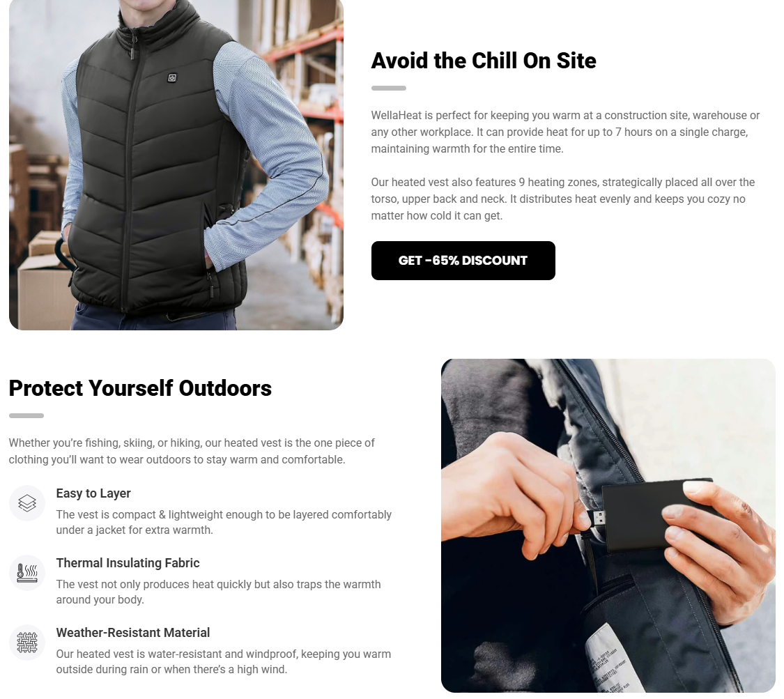 WellaHeat Heated Vest