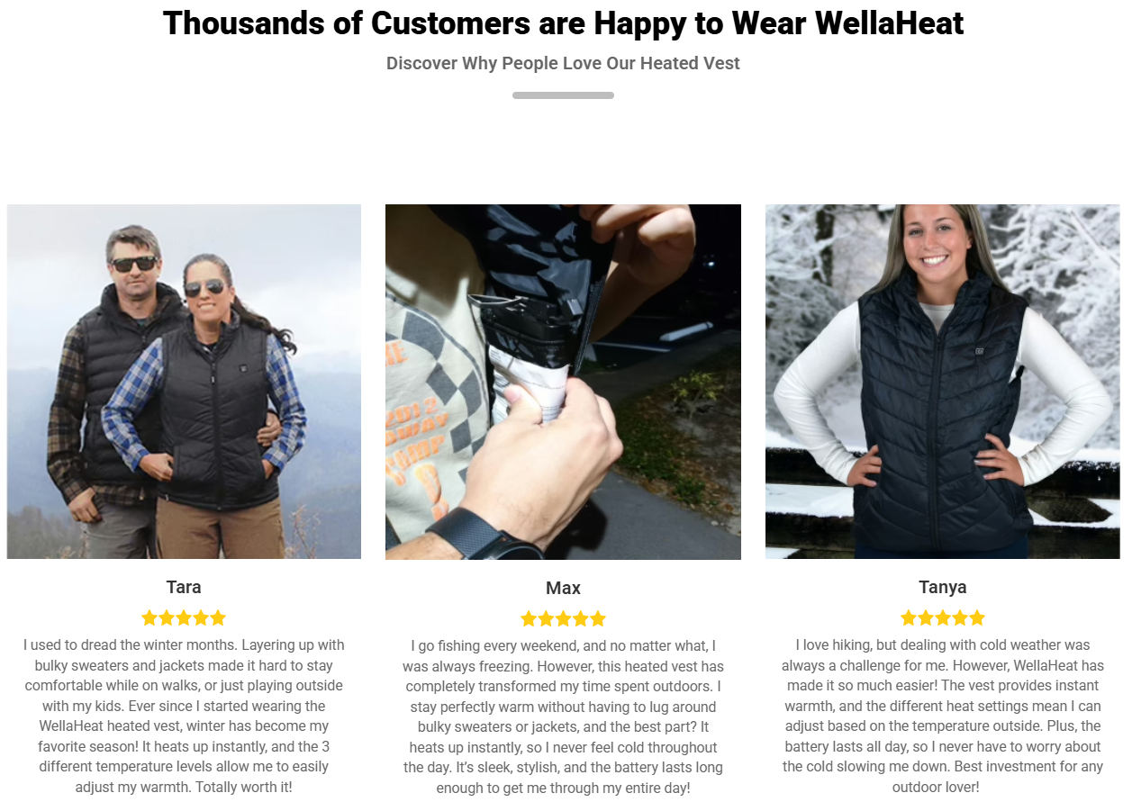 WellaHeat Heated Vest